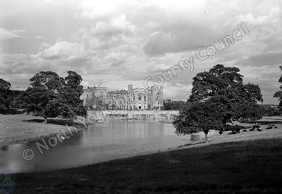Raby Castle and Lake